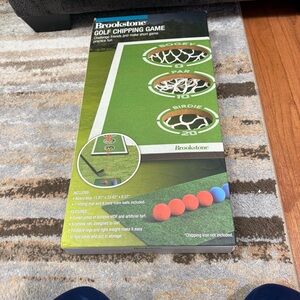 Brookstone Golf Chipping Game with Red, Blue, and Green Balls